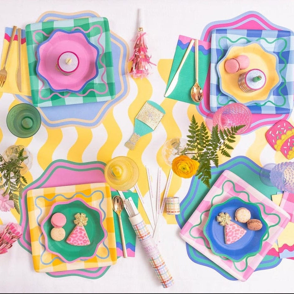 Colorwave Gingham Dinner Plates (10 ct)