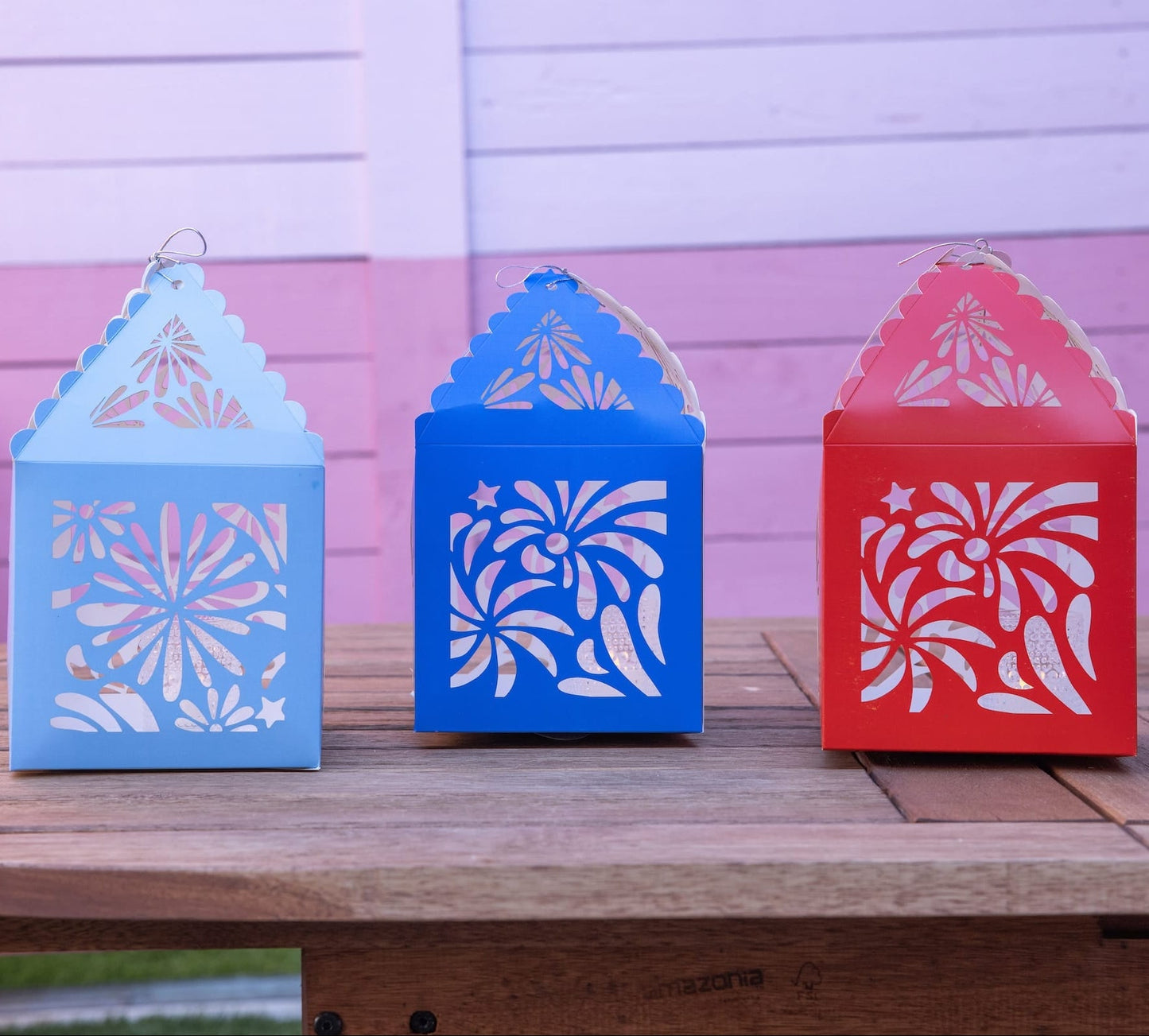 Star Spangled Spark Paper Lanterns