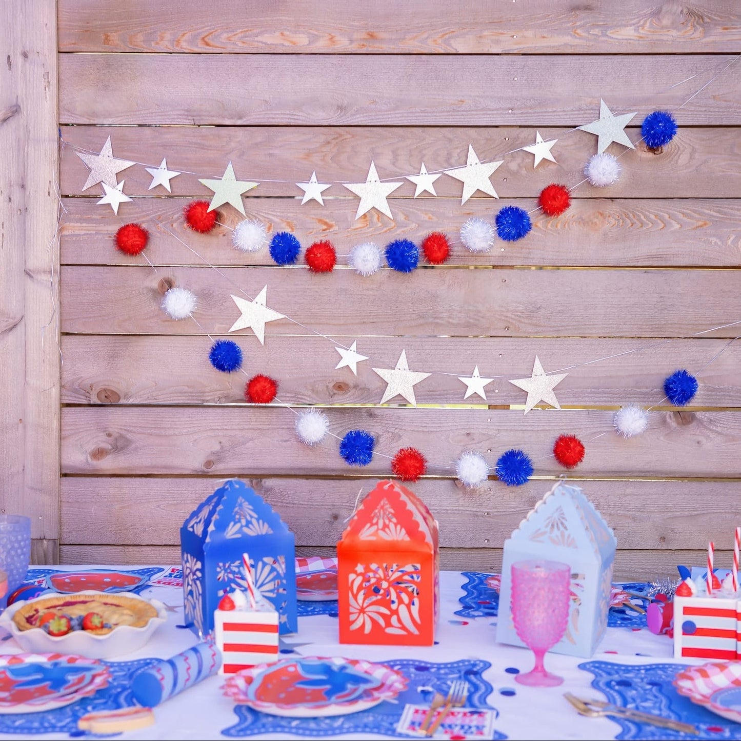 Star Spangled Spark Paper Lanterns
