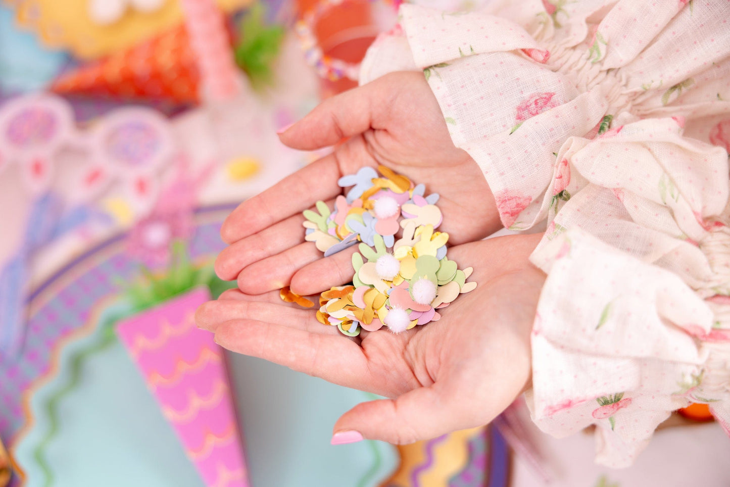 Hoppy Tails Easter Bunny Confetti Mix