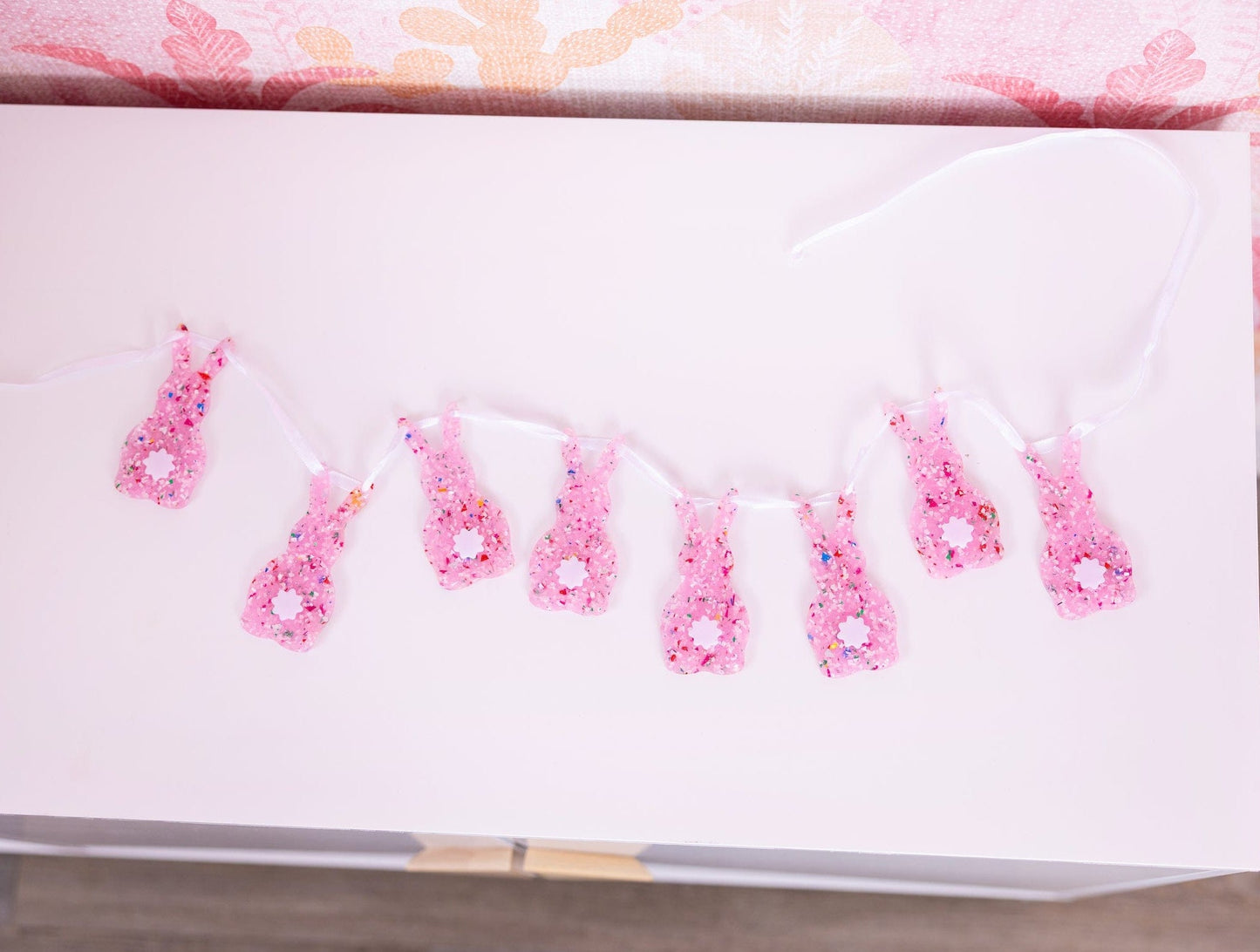 Confetti Bunny Acrylic Garland