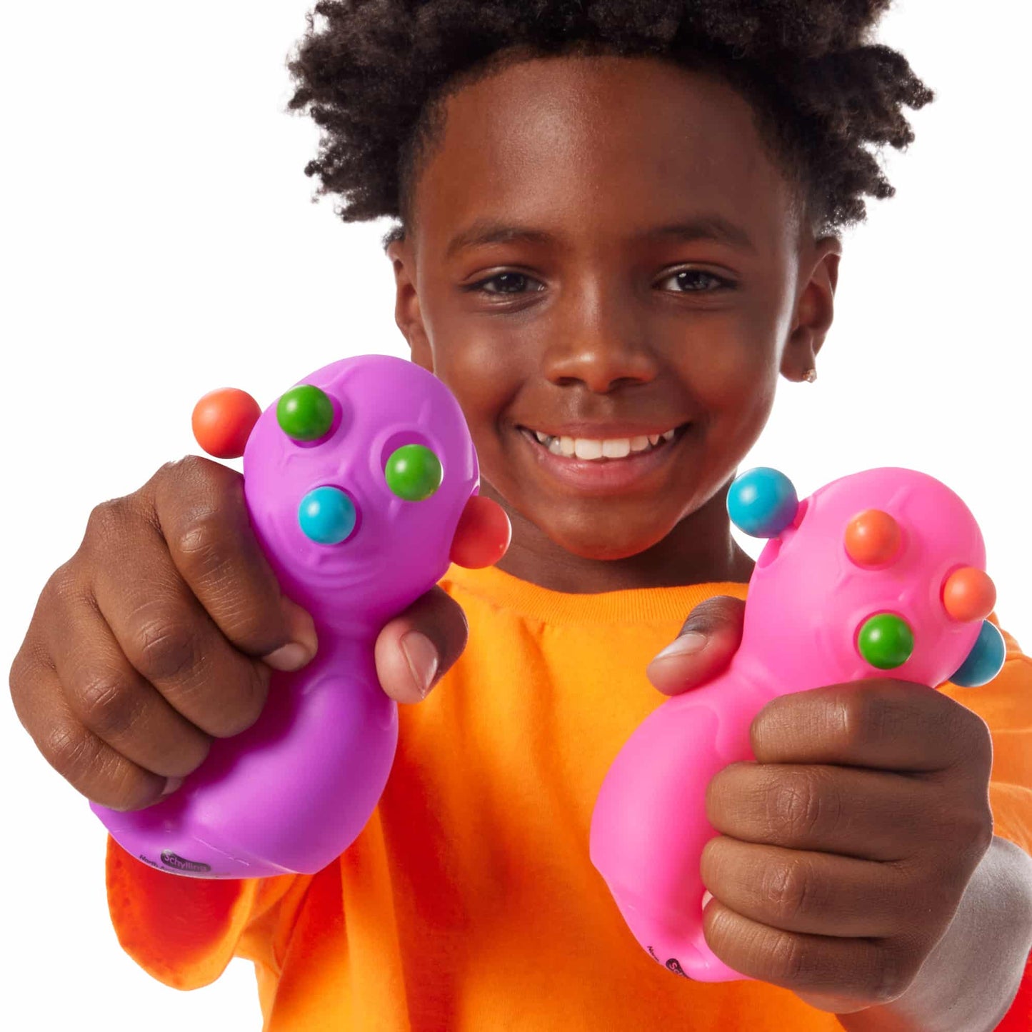 Schylling NeeDoh Panic Pete Stress Ball – Air-Filled Sensory Fidget Toy (Choose Your Color)