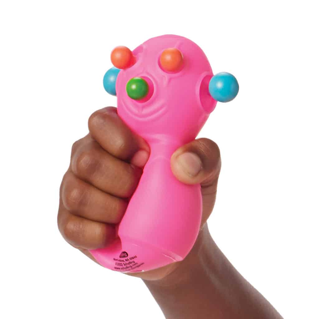 Schylling NeeDoh Panic Pete Stress Ball – Air-Filled Sensory Fidget Toy (Choose Your Color)