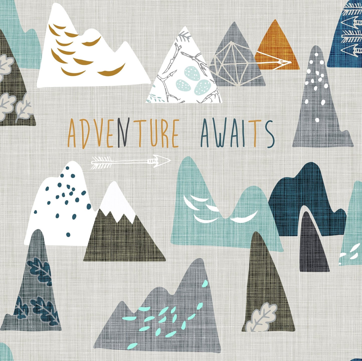 Adventure Awaits Splash Mat - A Waterproof Catch-All for Highchair Spills and More!