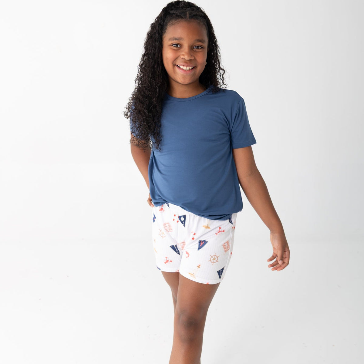 Nautical Youth Girls Shorts Set