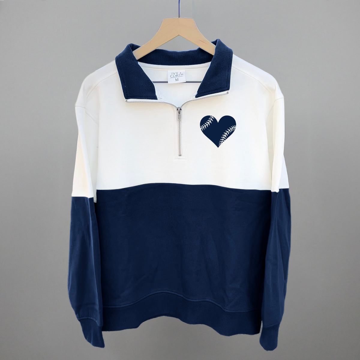 Baseball Heart (Left Chest)