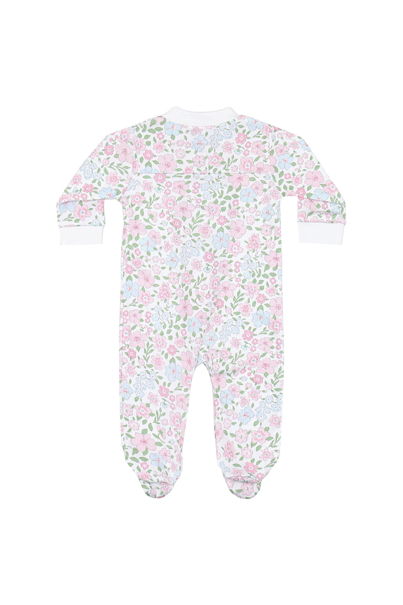 English Garden Zipper Footie