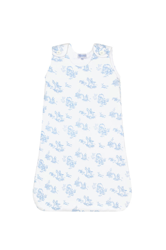 Blue Toile Winter Sack