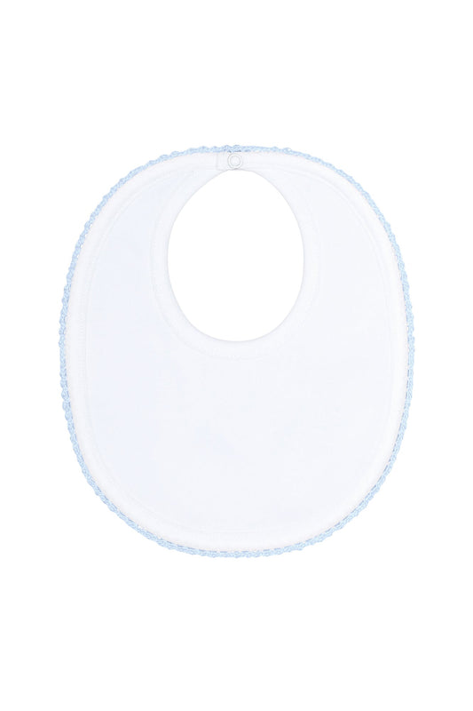 Blue Crochets Bib