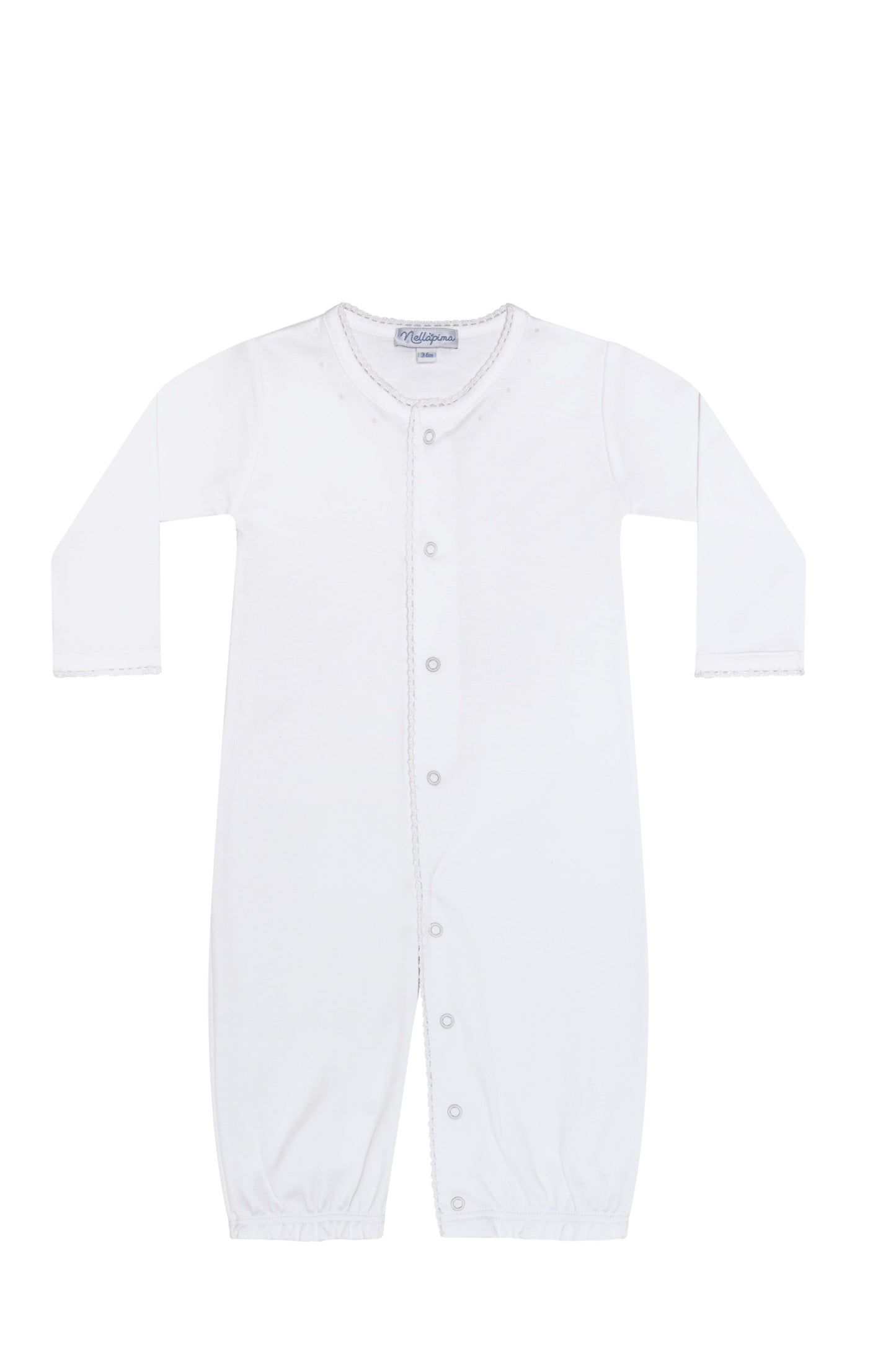 White Crochet Converter Gown