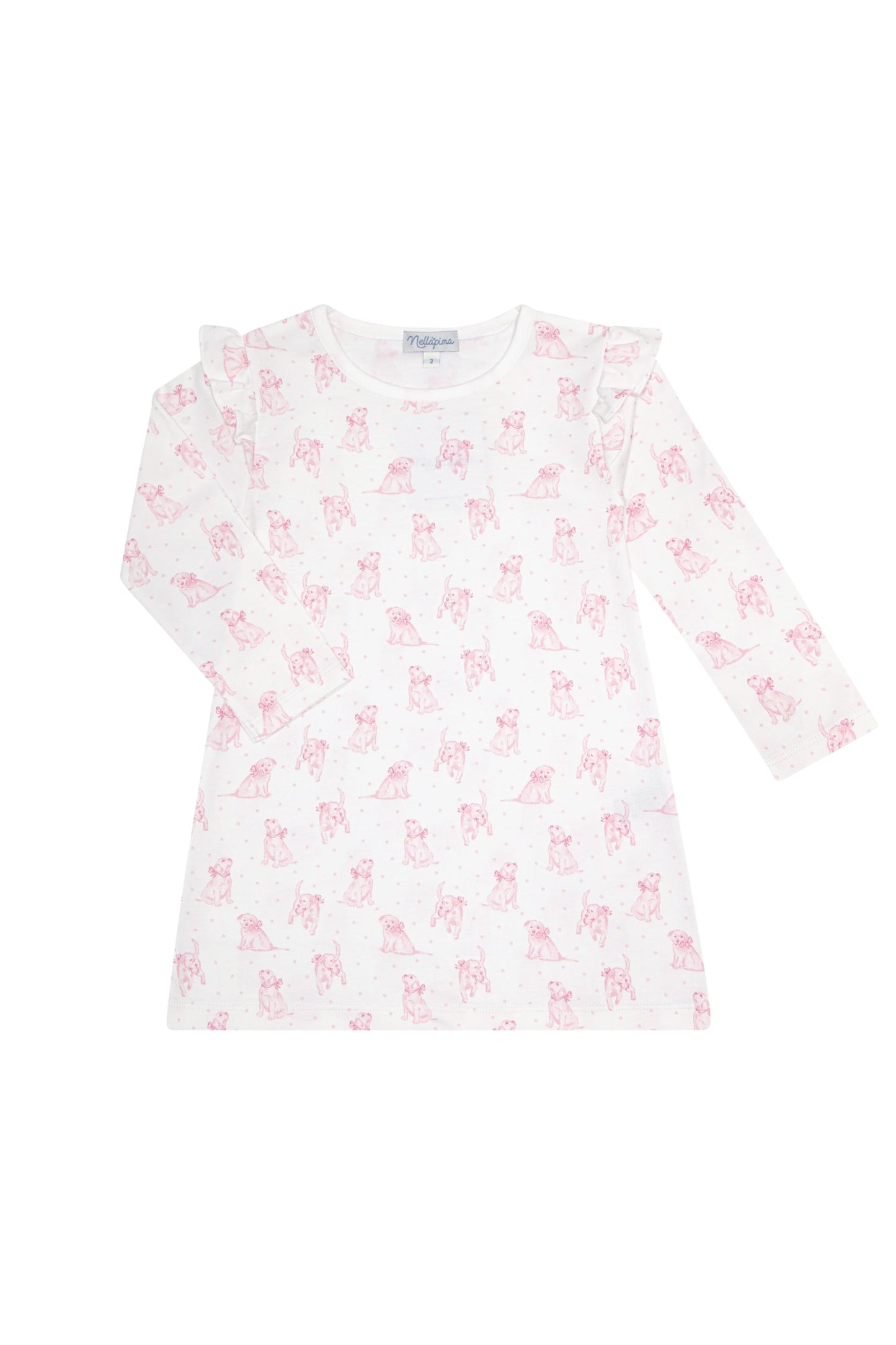 Pink Puppy Love Print Playtime Dress