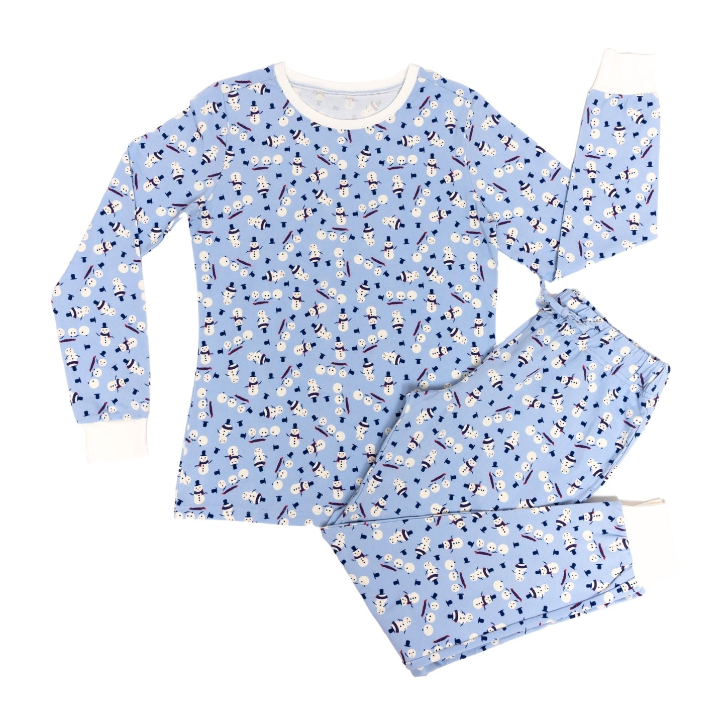 Organic Adult Women's Pajamas - Winter Snowmen