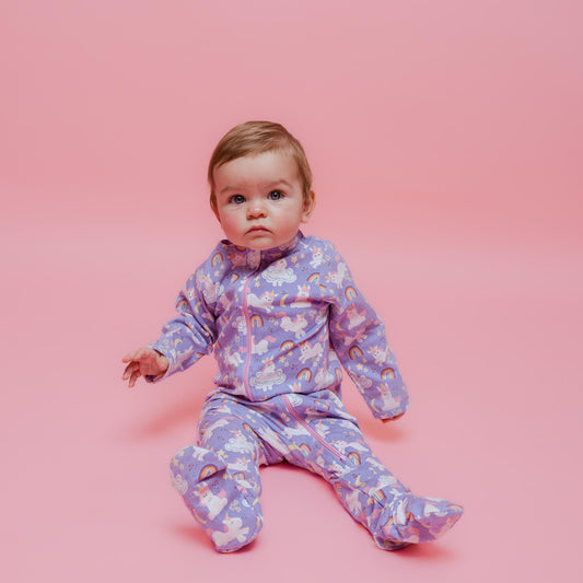 Organic Footie - Unicorns