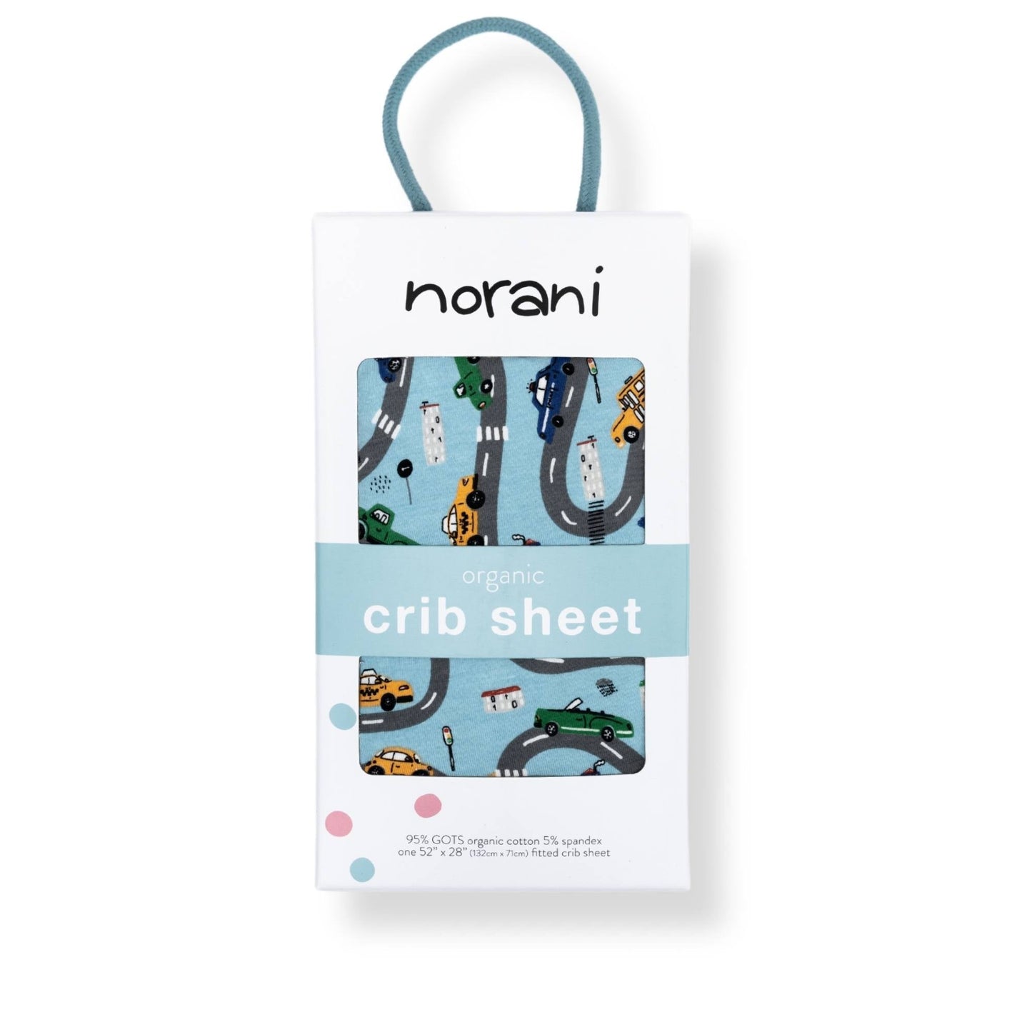 Organic Crib Sheet - Cars