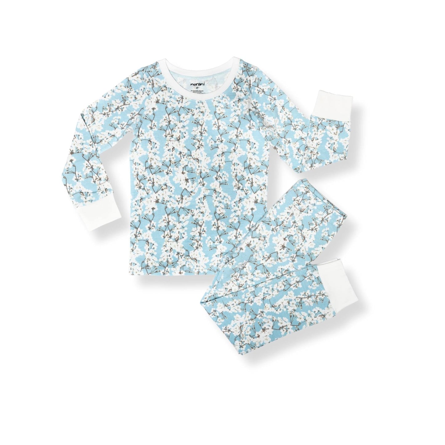 Organic Kids Pajamas - Cherry Blossoms