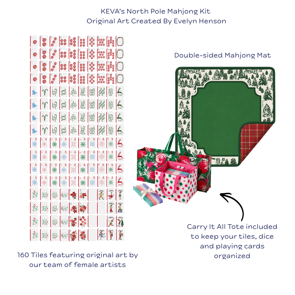 North Pole Mahjong Kit (Preorder)