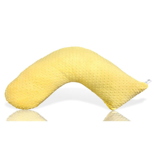 Award-Winning Nursing Pillow - Yellow Dot Design | Ergonomic Breastfeeding Support | Luna Lullaby