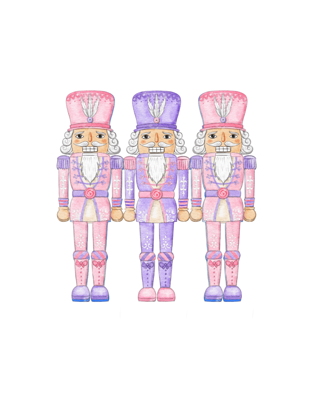March of the Nutcrackers Acrylic Party Platter