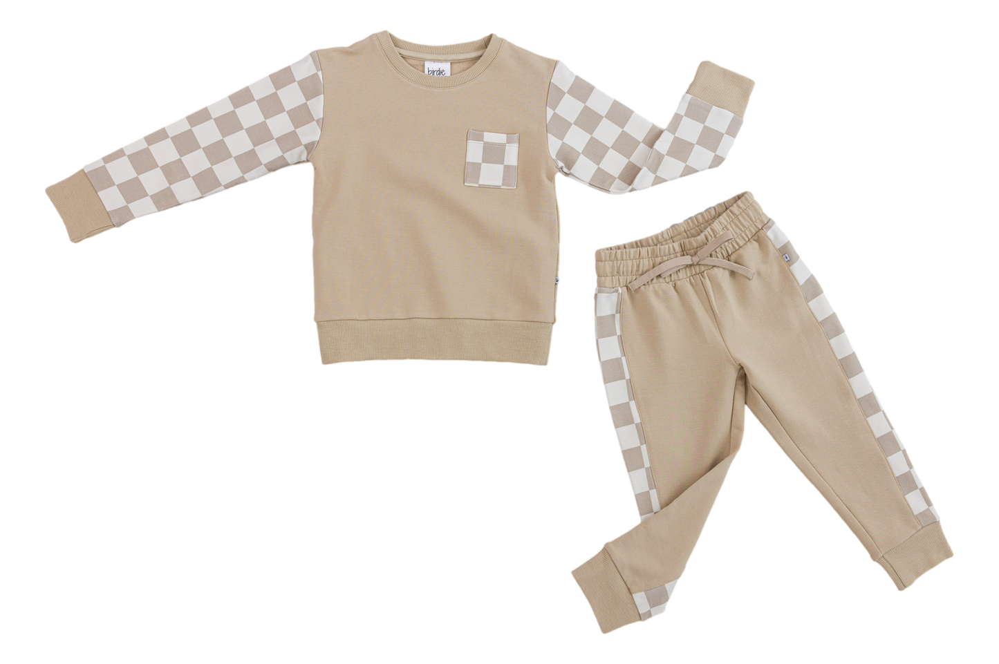 Oat Check Jogger Set