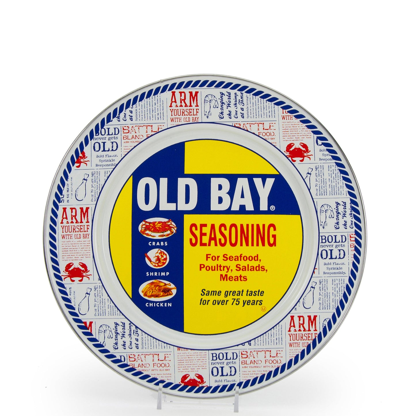 Old Bay Dinner Plates - Set of 4