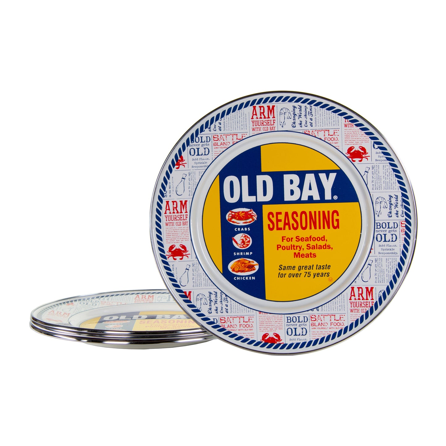 Old Bay Dinner Plates - Set of 4