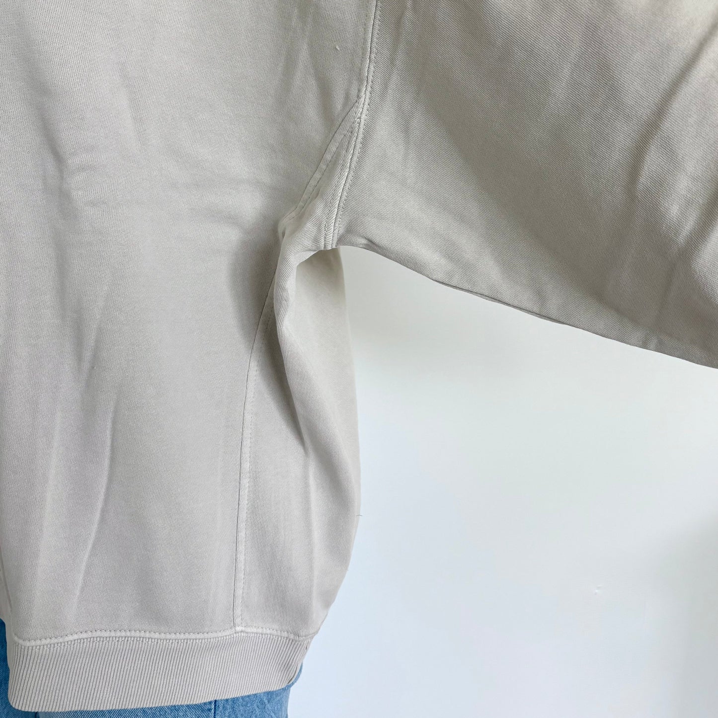 Bone Oversized Boxy Crew