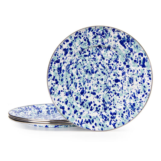 Ocean Swirl Dinner Plates - Set of 4