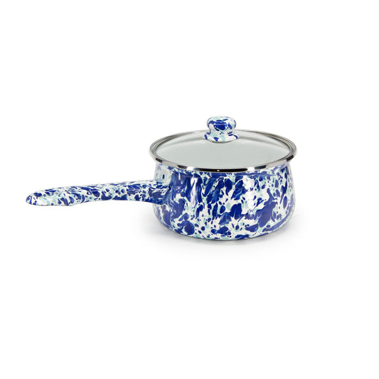Ocean Swirl Sauce Pan