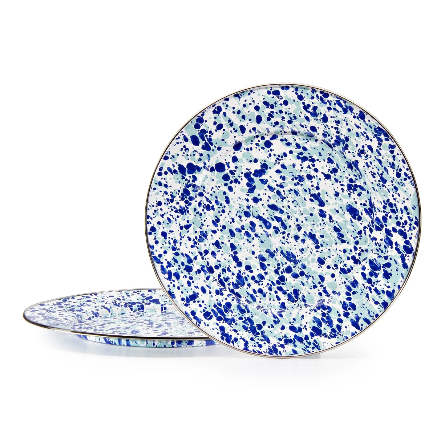 Ocean Swirl Chargers - Set of 2