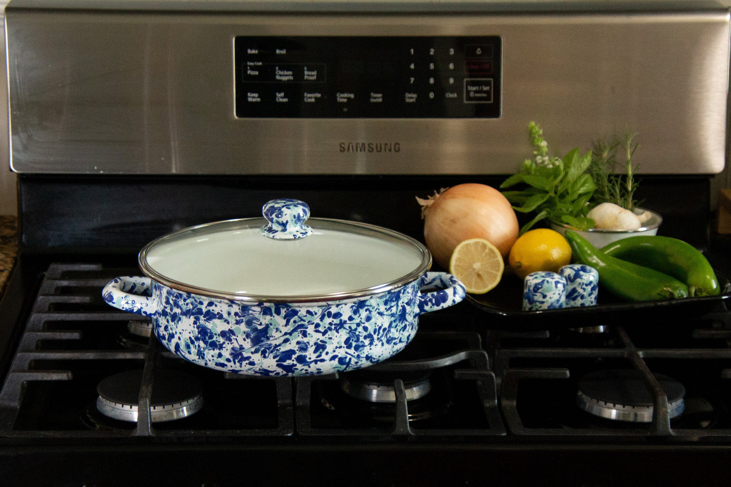 Ocean Swirl Small Saute Pan