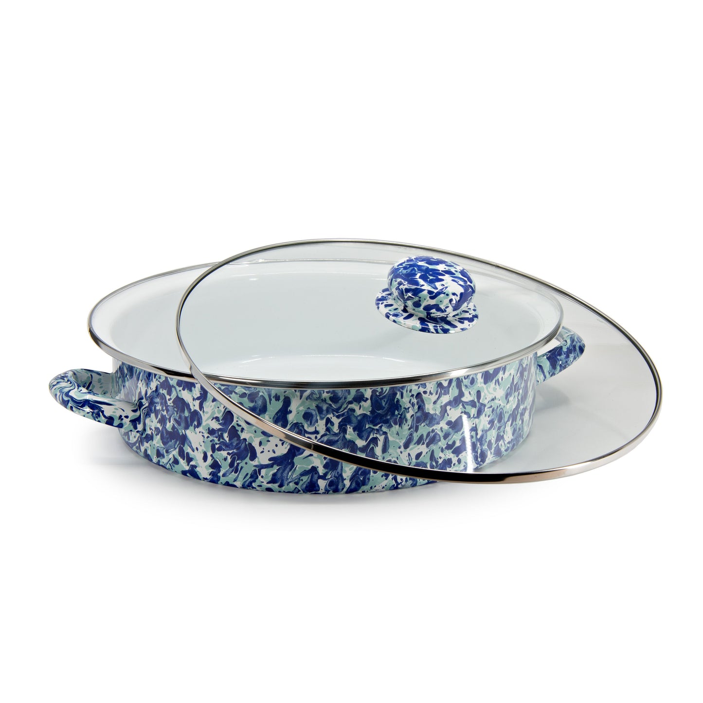Ocean Swirl Large Saute Pan