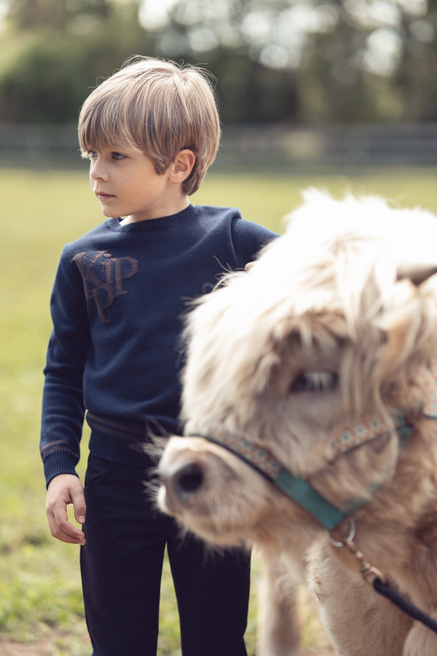 Oscar Knit Sweater - Navy