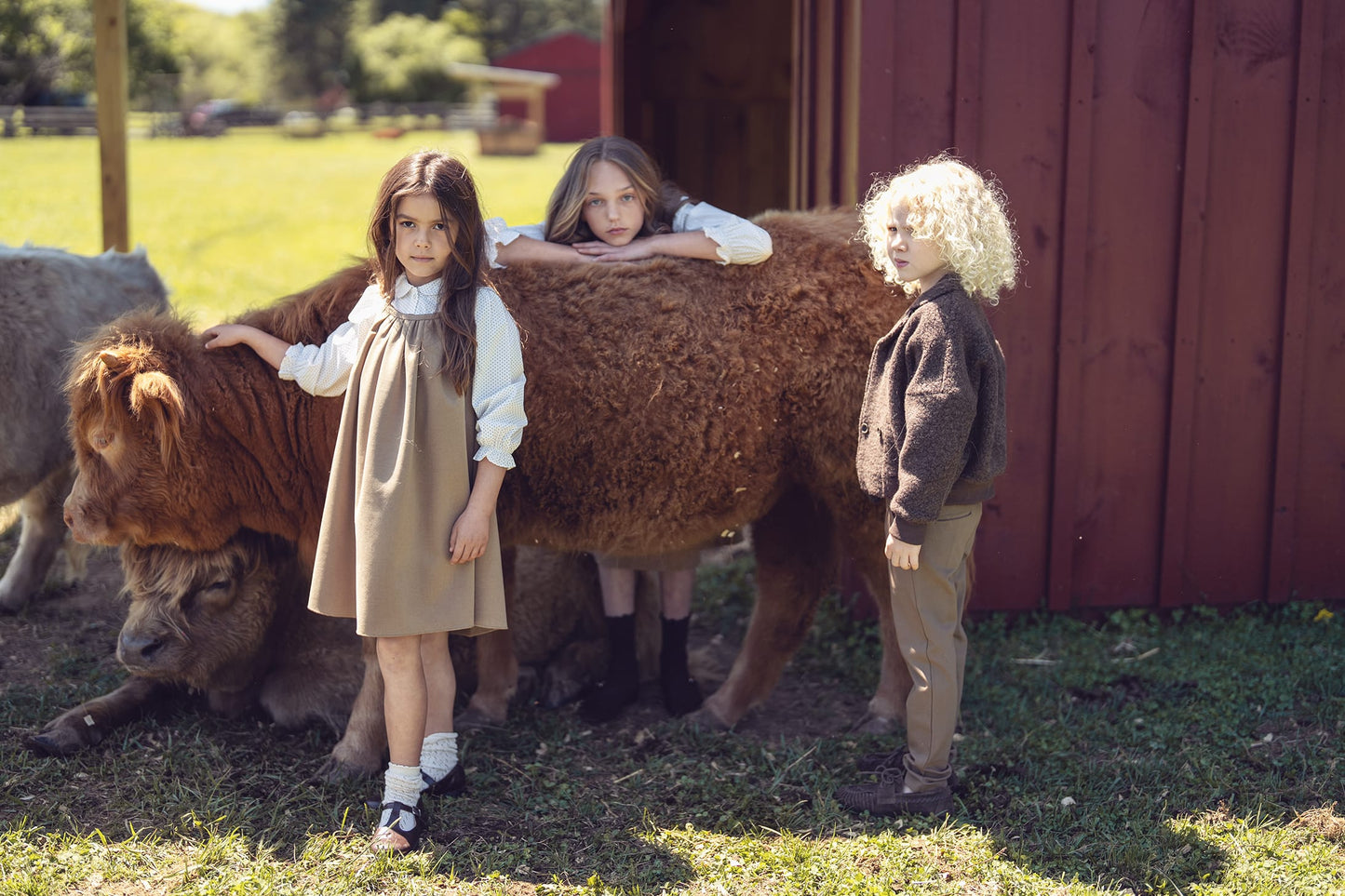Sienna Pinafore Jumper - Chestnut