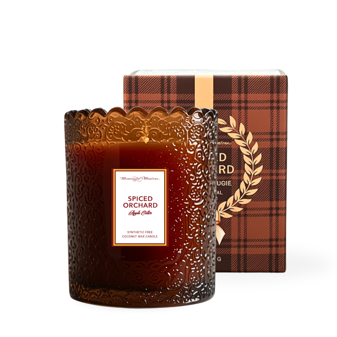 Spiced Orchard Apple Cider Natural Candle 8oz Kaia Collection