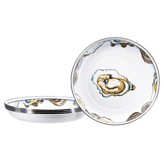 Oyster Pasta Plates - Set of 4
