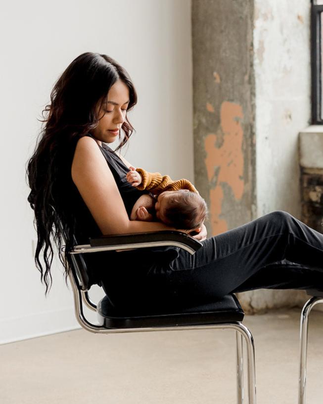 Every Way Maternity to Nursing Wrap Tank Top