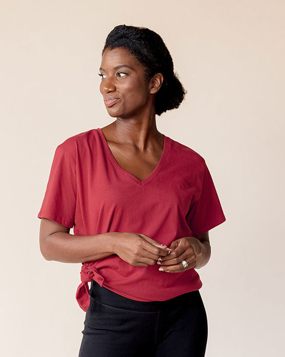 Everywhere Nursing & Maternity V-Neck Tee - The Bolds