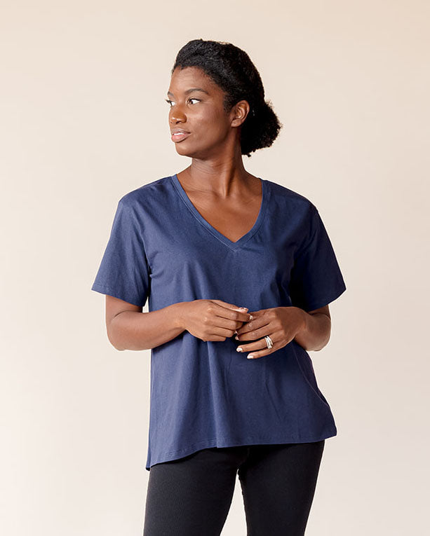 Everywhere Nursing & Maternity V-Neck Tee - The Bolds