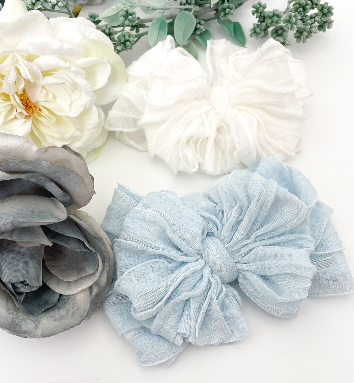Little Ballerina | Signature Ruffled Baby Headband Set of 3