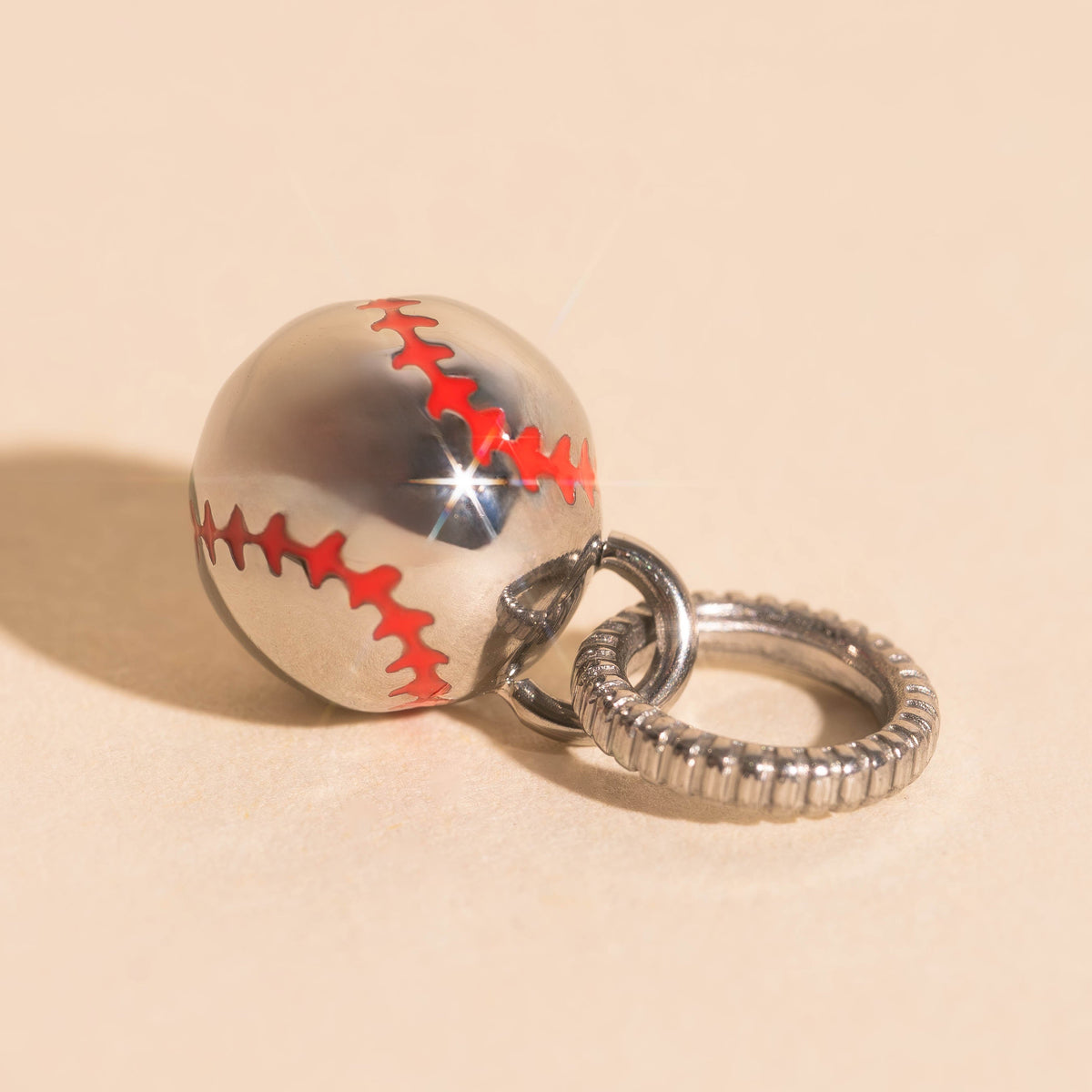 Fastball Necklace Charm
