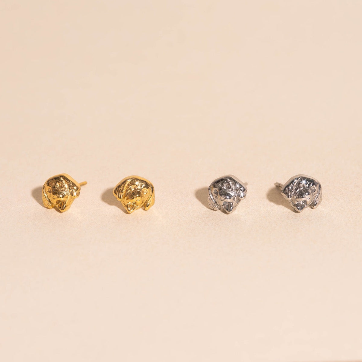 Golden Retriever Stud Earrings