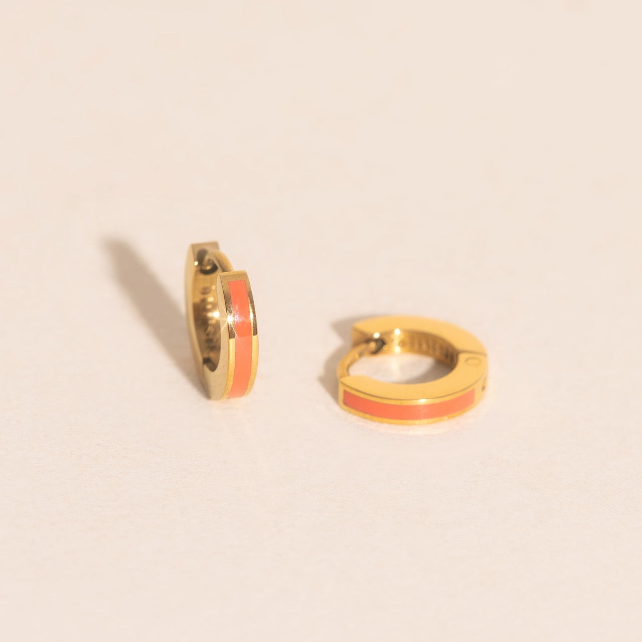 Color Tiny Huggie Hoop Earrings