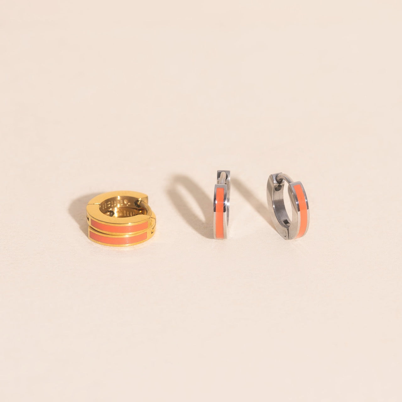 Color Tiny Huggie Hoop Earrings