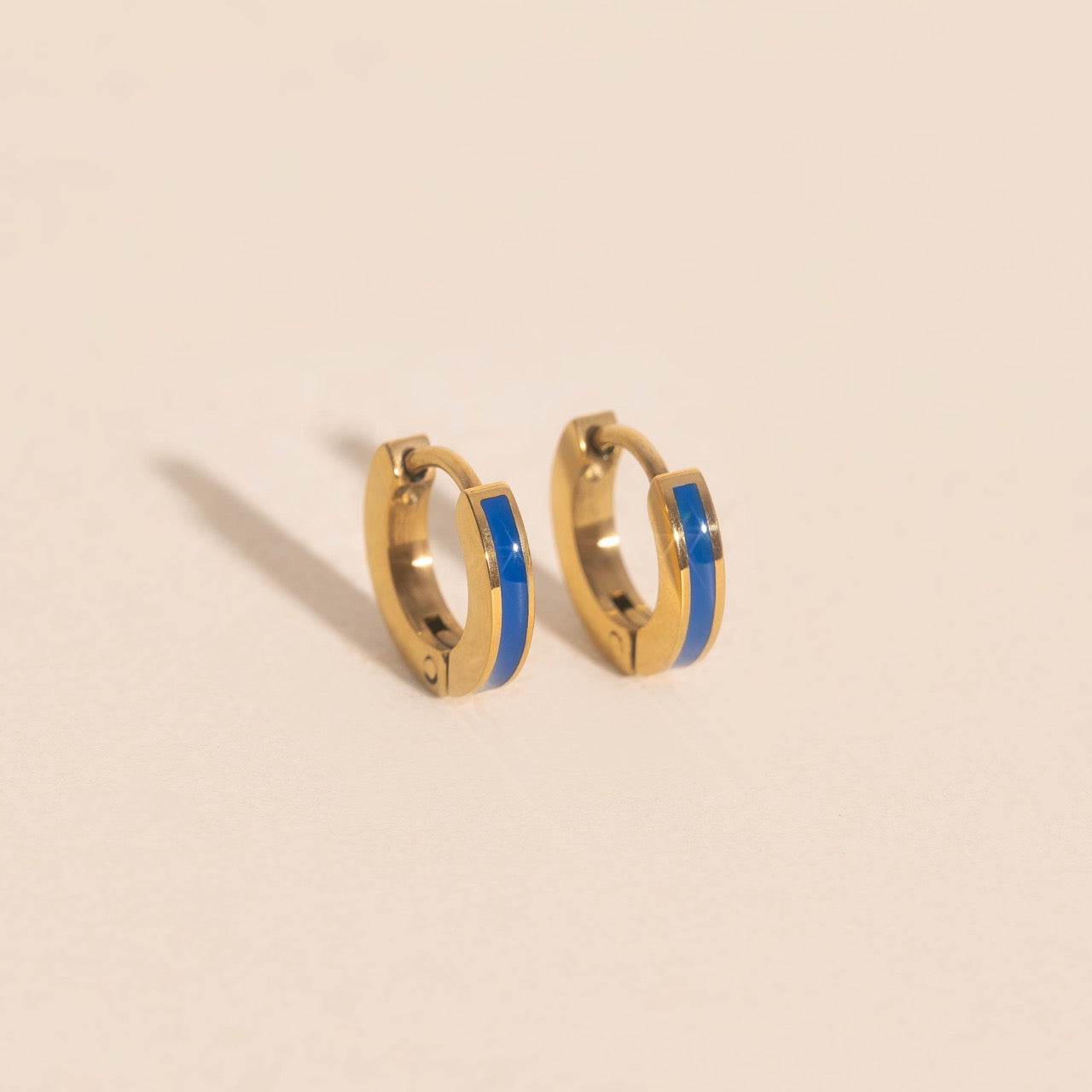 Color Tiny Huggie Hoop Earrings