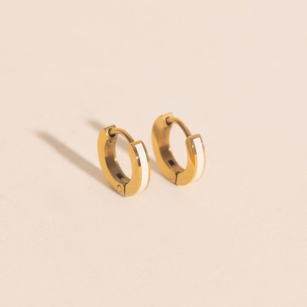 Color Tiny Huggie Hoop Earrings