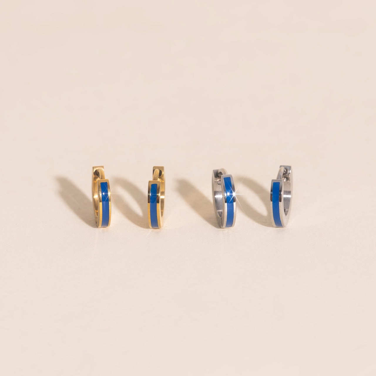 Color Tiny Huggie Hoop Earrings