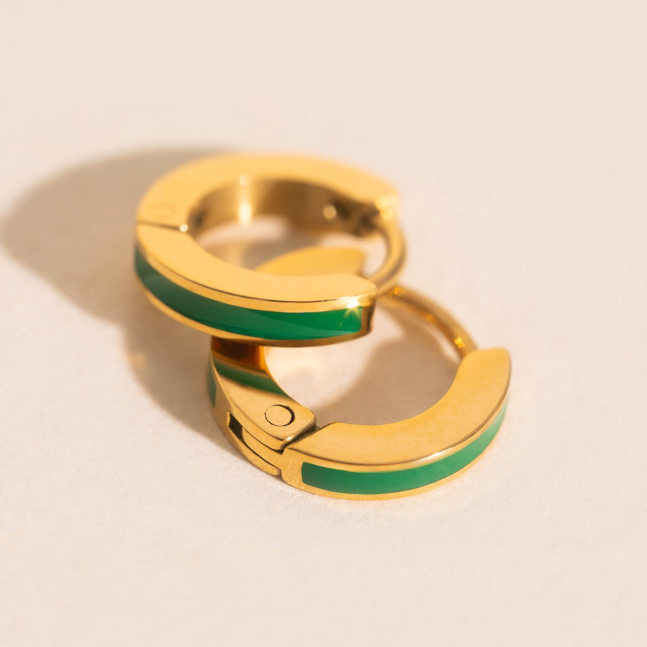 Color Tiny Huggie Hoop Earrings