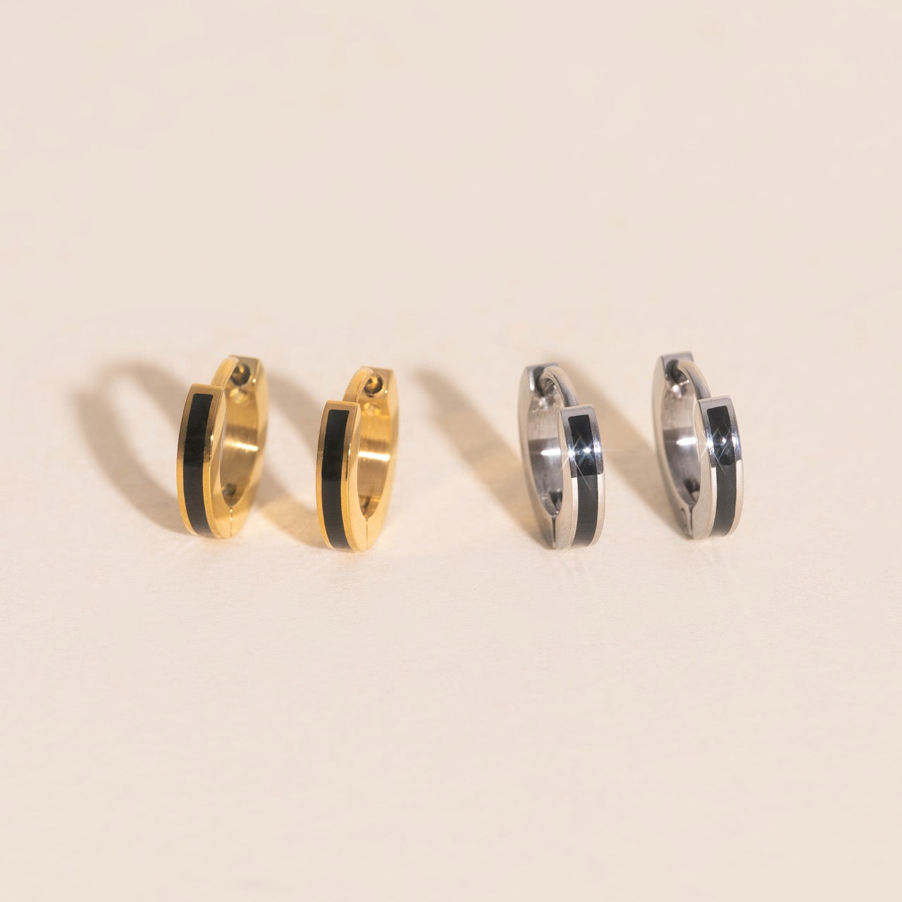 Color Tiny Huggie Hoop Earrings