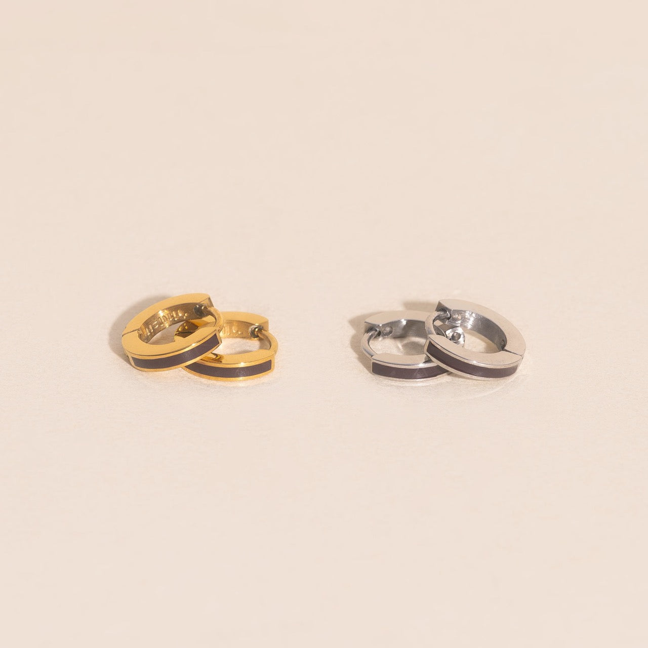 Color Tiny Huggie Hoop Earrings