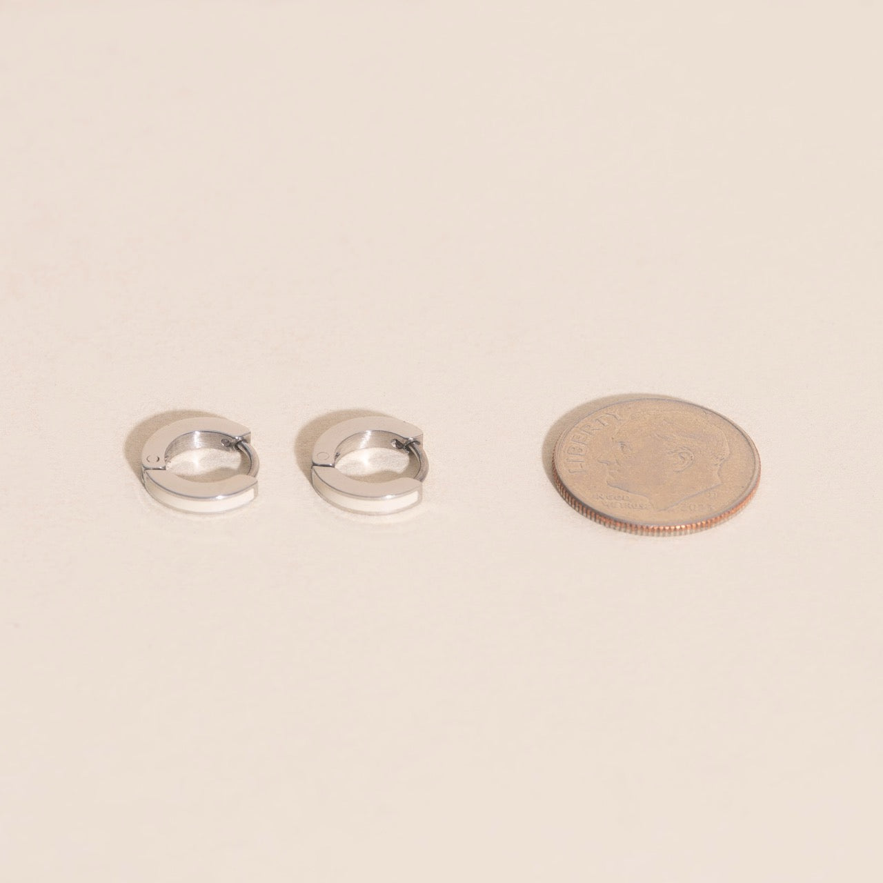 Color Tiny Huggie Hoop Earrings
